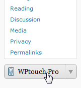 WPTouch Button