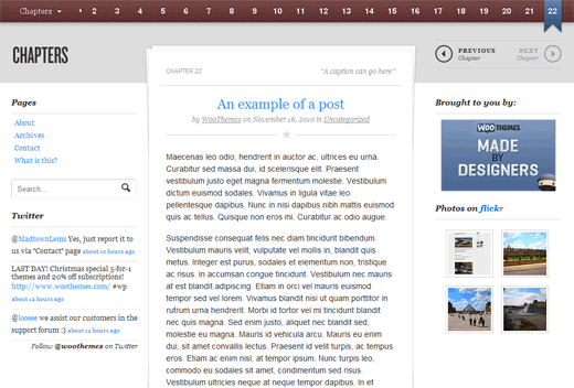 Chapters WordPress Theme
