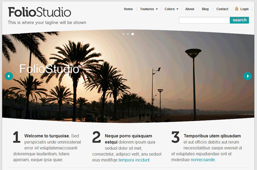 FolioStudio WordPress Theme