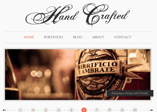 Hand Crafted Professional WordPress THeme
