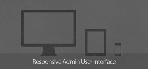 Responsive Admin User Interface Responsive Admin User Interface