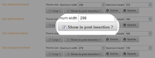 Simple Image Sizes