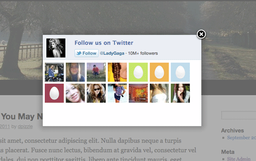 twitterlightbox lightbox