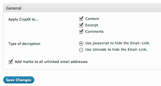 Cryptx for WordPress