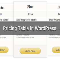 How to Create a Pricing Table in WordPress