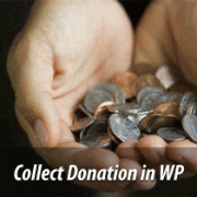 Collect Donations in WordPress