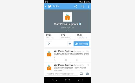 android twitter app download