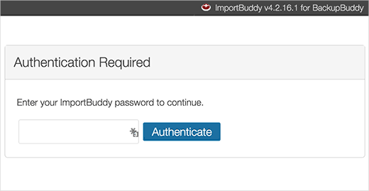 Importbuddy password Importbuddy password