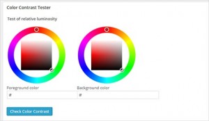 Color contrast testing tool Color contrast testing tool
