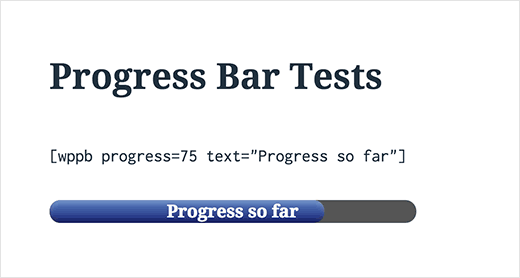 how to add a progress bar in your wordpress posts