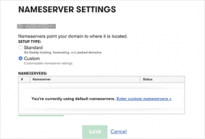 Adding custom nameserver Adding custom nameserver