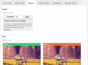 Choosing your grid layout Choosing your grid layout