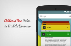 Address bar color in mobile browser for WordPress site Address bar color in mobile browser for WordPress site