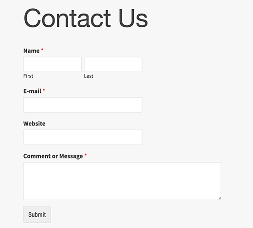 How To Create A Contact Form In WordPress Step By Step 