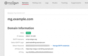 Mailgun API keys Mailgun API keys