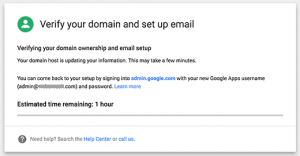 Verification wait Verification wait