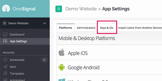 Keys and IDs Keys and IDs