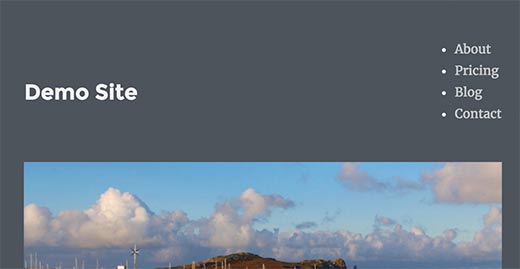 Custom menu displayed as plain list Custom menu displayed as plain list