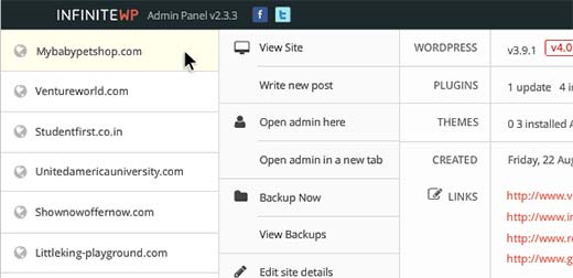 InfiniteWP InfiniteWP