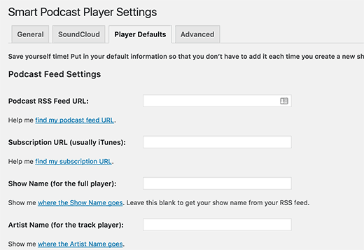 Setting up Smart Podcast Player plugin Setting up Smart Podcast Player plugin