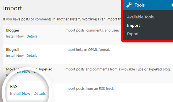 wix to wordpress migration using RSS wix to wordpress migration using RSS
