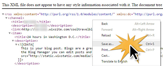 Wix RSS feed Wix RSS feed