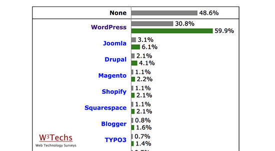 WordPress usage