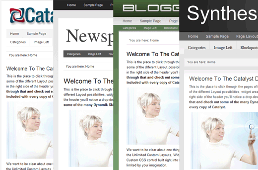 Catalyst Theme Demos