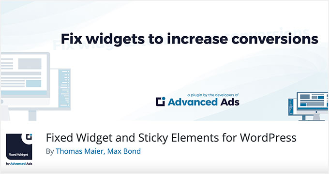 Fixed Widgets to increase conversions