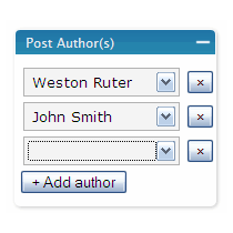 Allow Multiple Authors to Be Associated with a Post in WordPress