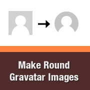 Round Gravatar Images