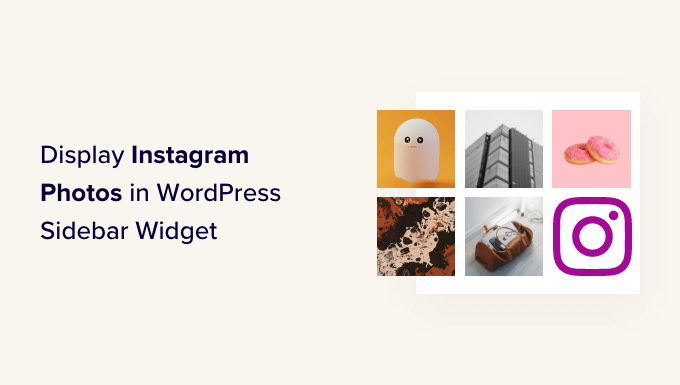 How to display Instagram photos in WordPress sidebar widget