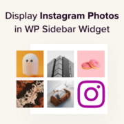 How to display Instagram photos in WordPress sidebar widget