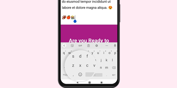 android emoji button