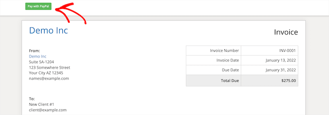 Sliced Invoices invoice example