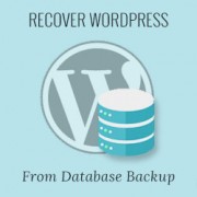 How to Restore a WordPress Site with Just Database Backup