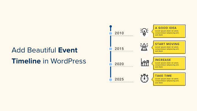 How to add beautiful event timeline in WordPress
