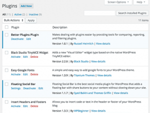 How to Compare Active WordPress Plugins Between Two Sites