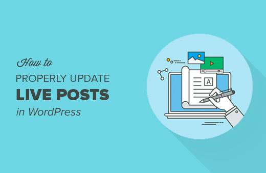 How to update live posts in WordPress