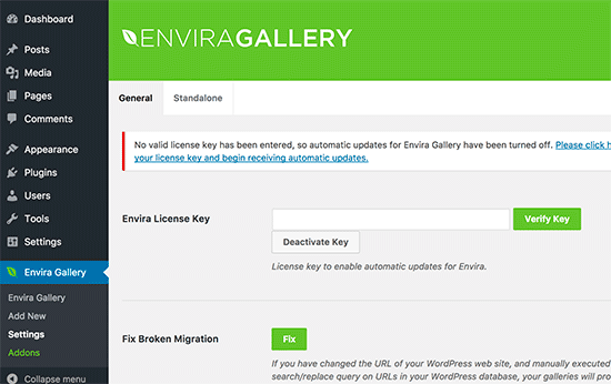 Envira Gallery许可证