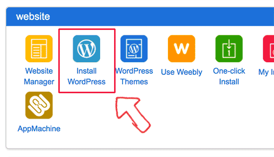 Installeer WordPress