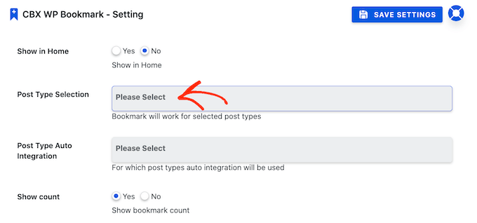 Automatically add the bookmark button to pages and posts