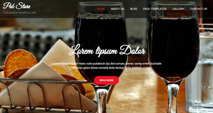 ClubFood Pub Store