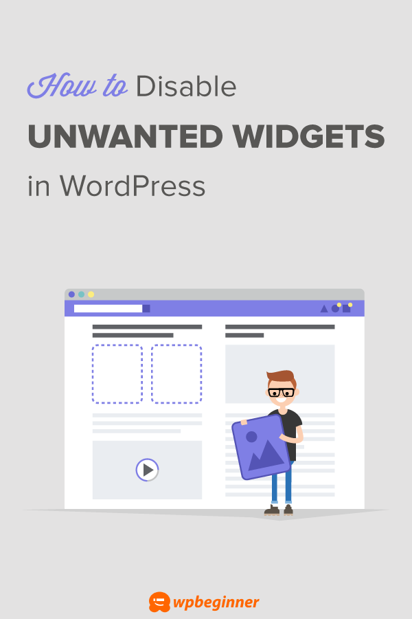 How to Disable Unwanted Widgets in WordPress
