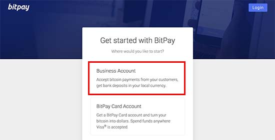 BitPay کسب و کار