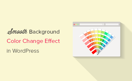 How To Add Smooth Background Color Change Effect In Wordpress
