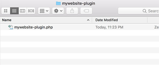Creating the plugin file for your site-specific plugin