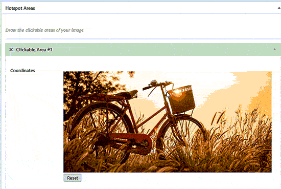 Draw Hotspot Areas Draw Hotspot Areas