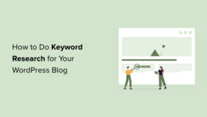 how to create keyword research in wordpress