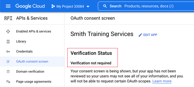 Your Verification Status Should Be Verification Not Required